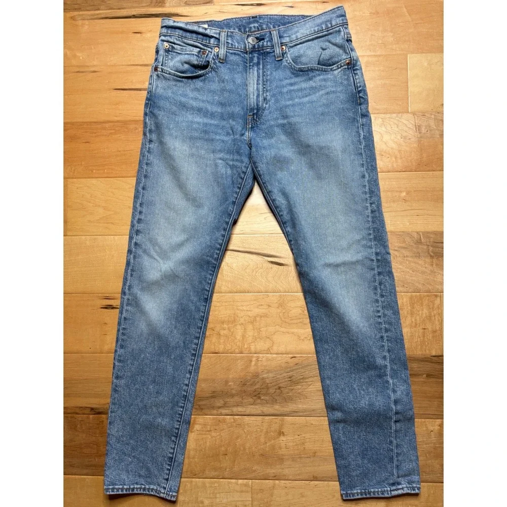 Levi's 512 Slim Taper Jeans Mens 31x29 (Tag 31x32) Blue Premium Denim